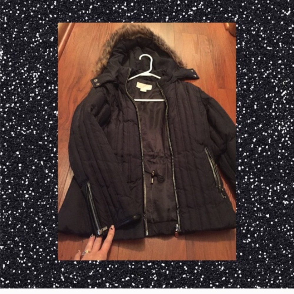 Michael Kor,s Black down jacket